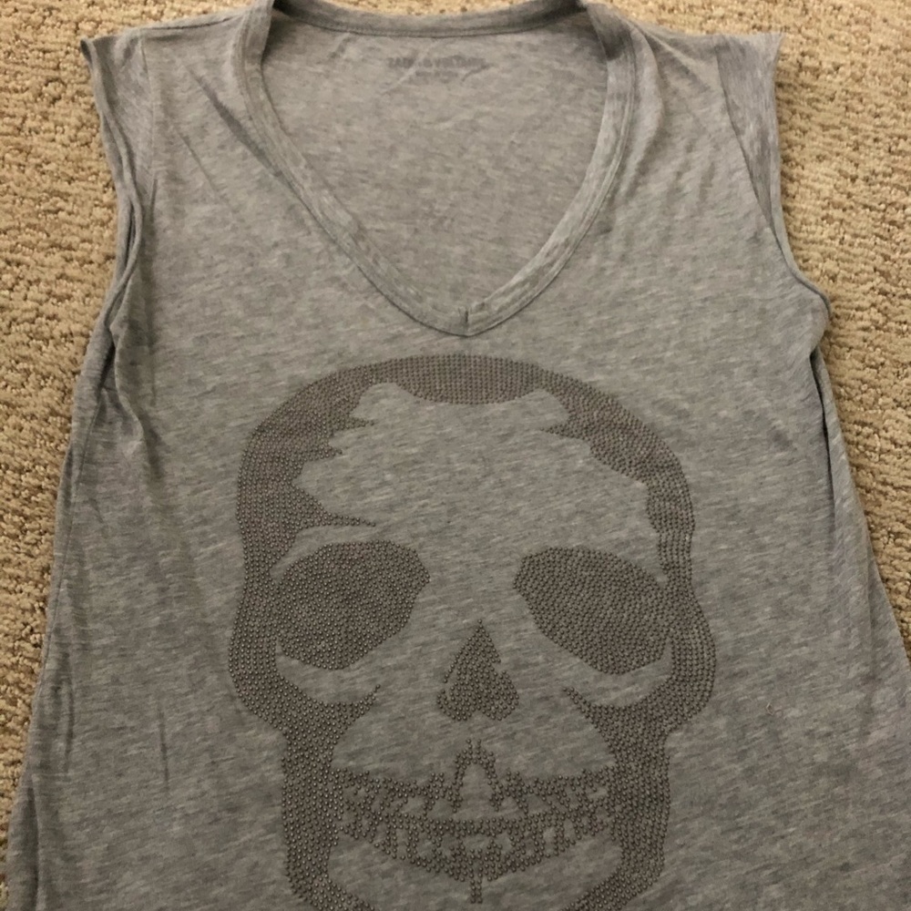 Skull sleeveless Zadig et Voltaire T shirt